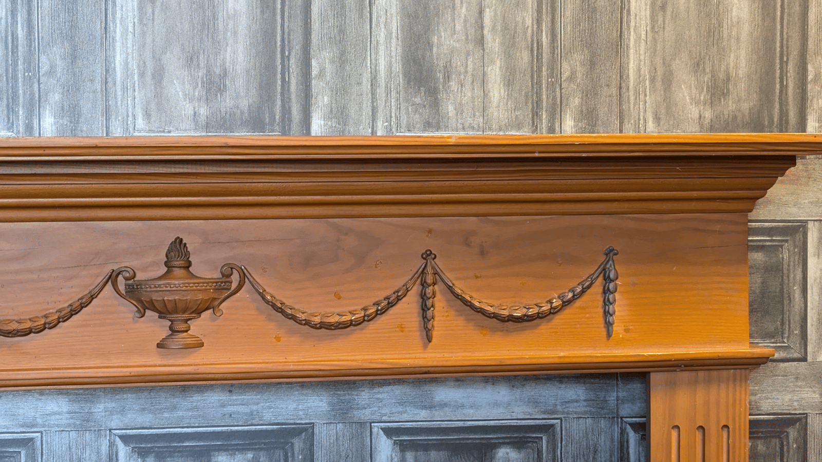 Reconstructed beaded moulding looking good as new